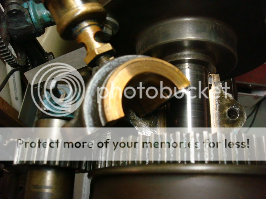 "Phosphor bronze" spindle bearings in antique lathe(?)